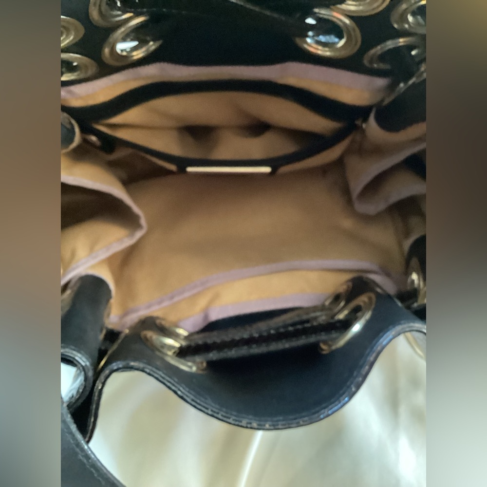 JIMMY CHOO BLACK PATENT LEATHER ROMONA SHOULDER BAG WITH DUST BAG AND COA - Picture 8 of 8